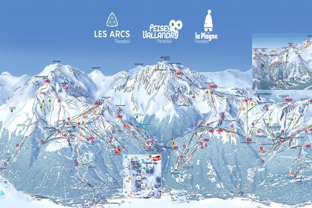 Residence Le Rami, Appartement 5 Personnes Ski Au Pied 拉普拉涅 外观 照片
